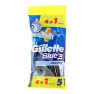 Gillette Maquinilla Afeitar Desechable Blue3 4+1 Uds