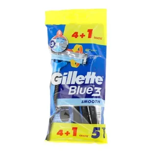 Gillette Maquinilla Afeitar Desechable Blue3 4+1 Uds