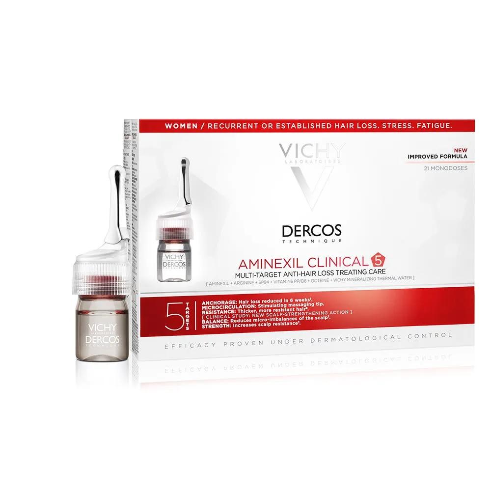 Vichy Dercos Aminexil trattamento anticaduta donna 21 fiale 21 x 6 ml