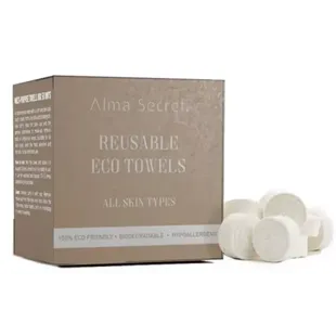 Toalhitas Húmidas Reutilizáveis Alma Secret Eco 50 unidades