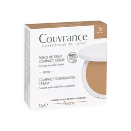 Avene Couvrance Crème de teint compacte Fini semi-mat Miel 8,5 gr