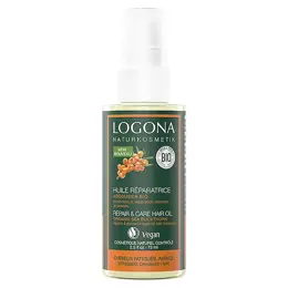 Logona Soins Capillaires Huile Réparatrice à l'Argoursier Bio 75ml