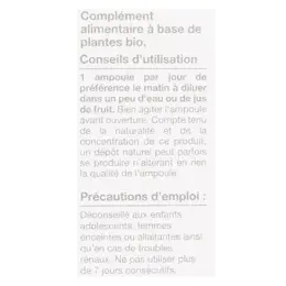 Nat & Form Ampoules Confort Urinaire Bio 20 ampoules