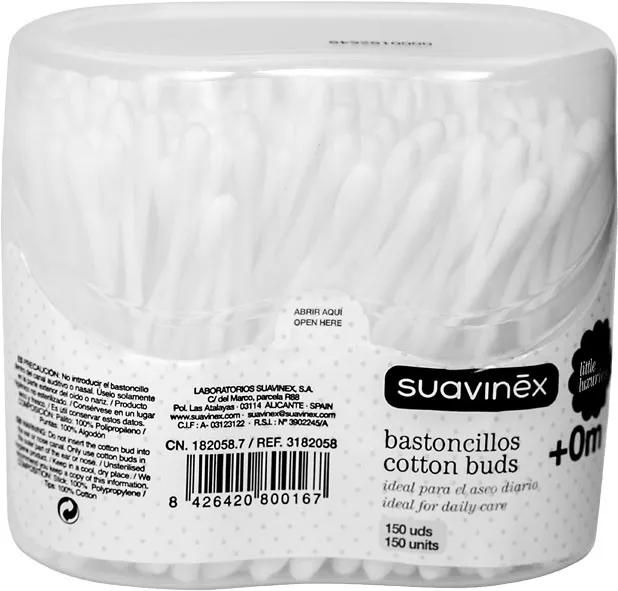 Suavinex Bastoncillos de Algodón 150 uds