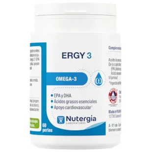Nutergia Ergy 3 Omega 3 60 Pearls