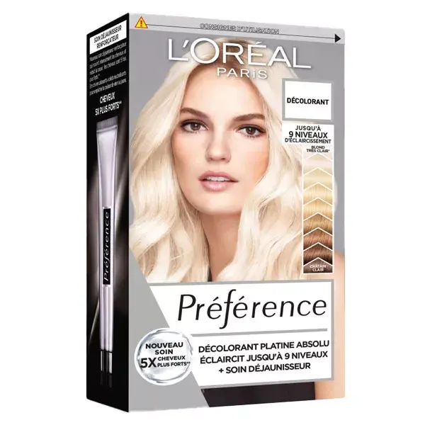 L'Oréal Préférence Decolorante Tratamiento Platino Sublimador 8 tonos