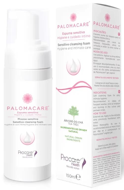 Palomacare Vaginale Hygiëne Gevoelig Schuim 150ml