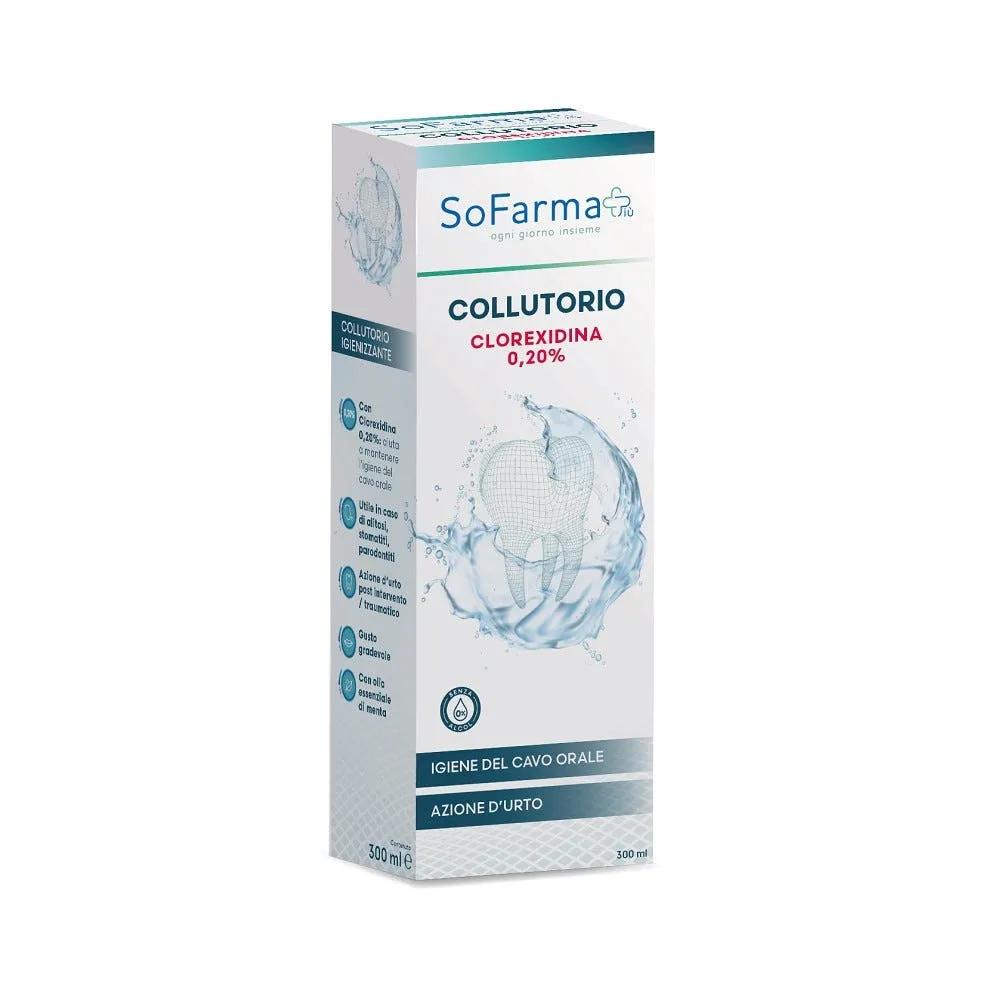 Sofarmapiù Collutorio Clorexidina 0,20% 300 ml