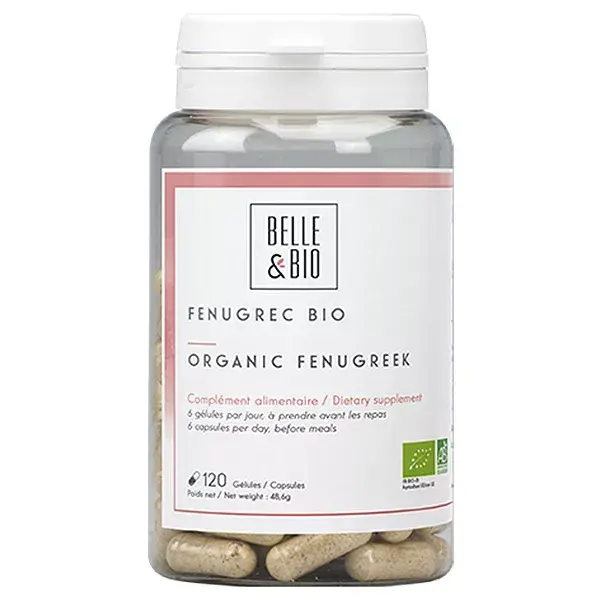 Belle & Bio Fenugreek Organic 120 capsules