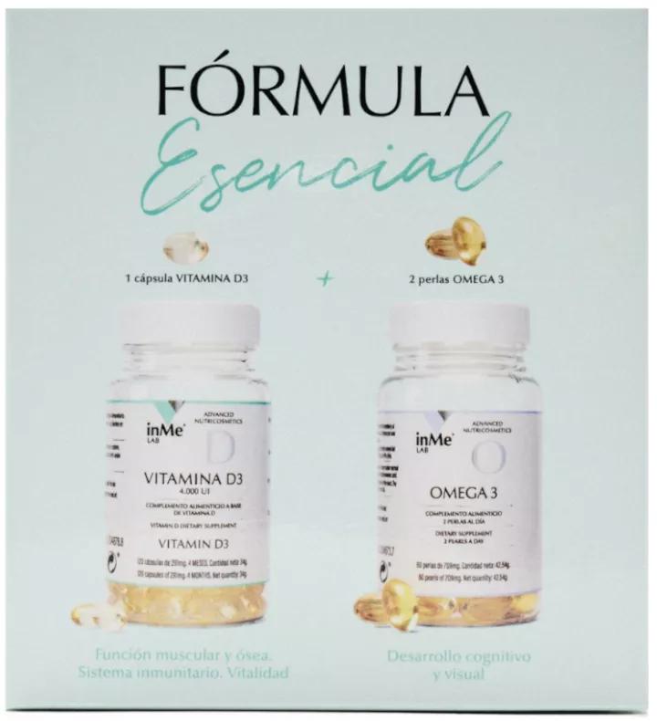 inMe LAB Formule Essentielle Vitamine D3 + Oméga 3