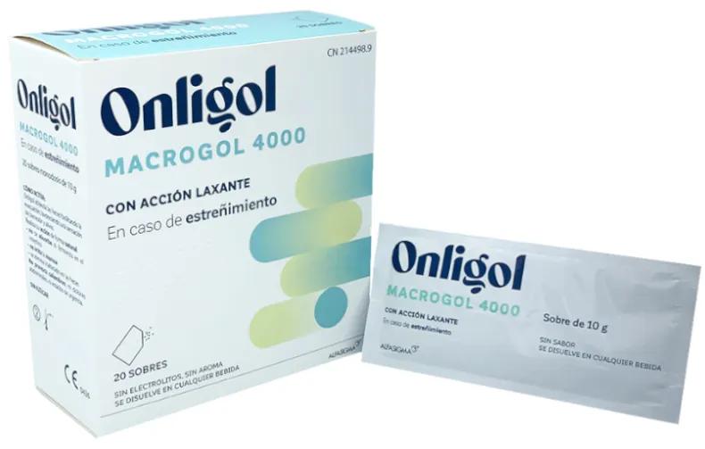 Onligol Macrogol 4000 Constipation 20 Enveloppes