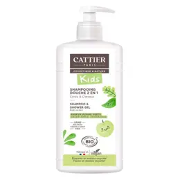 Cattier Kids Shampoing Douche 2 en 1 Pomme Verte Bio 500ml