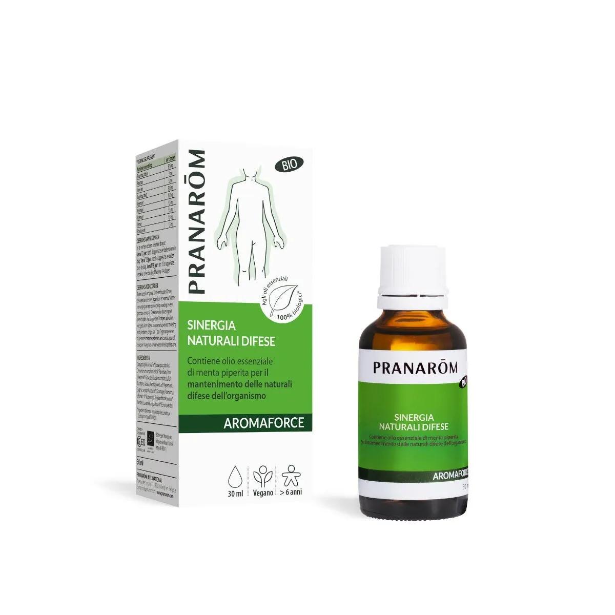 Pranarom Sinergia Naturali Difese con Olio Essenziale di Menta Piperita Bio 30 ml