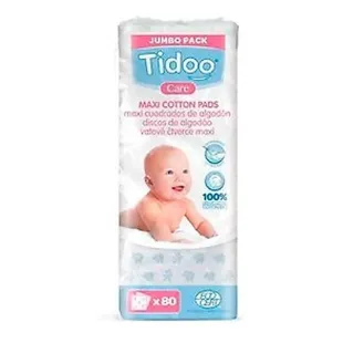Tidoo Maxi Baby Gauze Cotton Squares 80 pcs