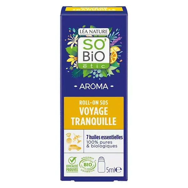 So'Bio Étic Roll-On SOS Mal des Transports Bio 5ml