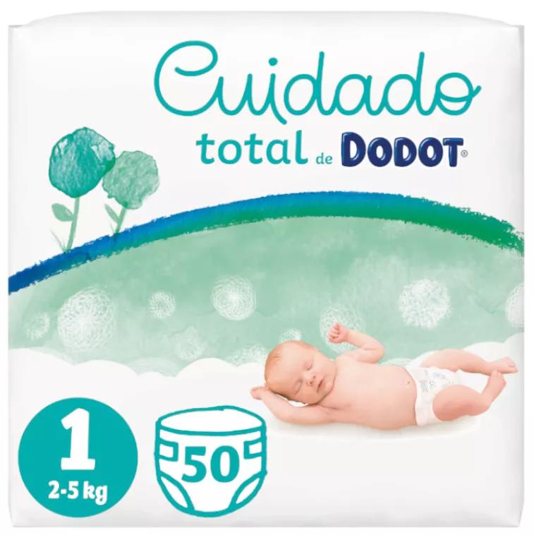 Imagen de Dodot Pañales Cuidado Total T1 (2-5 Kg) 50 uds