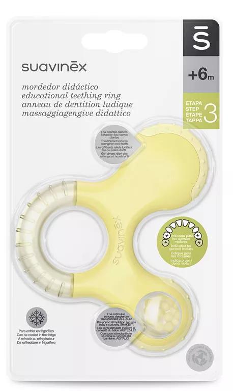 Suavinex Didactic Teether 6m+ Yellow