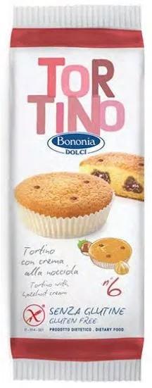 Bononia Senza Glutine Tortina Con Crema Alla Nocciola 6x50 g