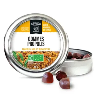 Dayang Gommes Propolis Miele Eucalipto Bio 45g