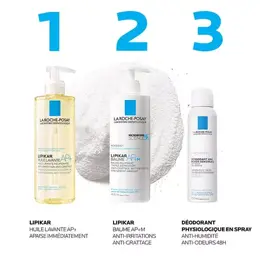 La Roche Posay Déodorant Peaux Sensibles 48H Spray Lot de 2 x 150ml