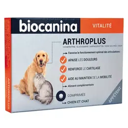 Biocanina Arthroplus Chien et Chat 40 comprimés appétents