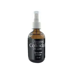 Dr Theiss Spray Gorge Argent Colloïdal 20ppm 50ml 