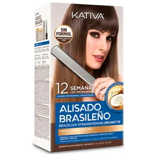 Kativa Kit Alisado Brasileño para Cabello Oscuro