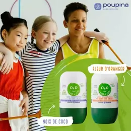 Poupina Soins Enfant Déodorant Fleur d'Oranger Bio Lot de 2 x 50ml