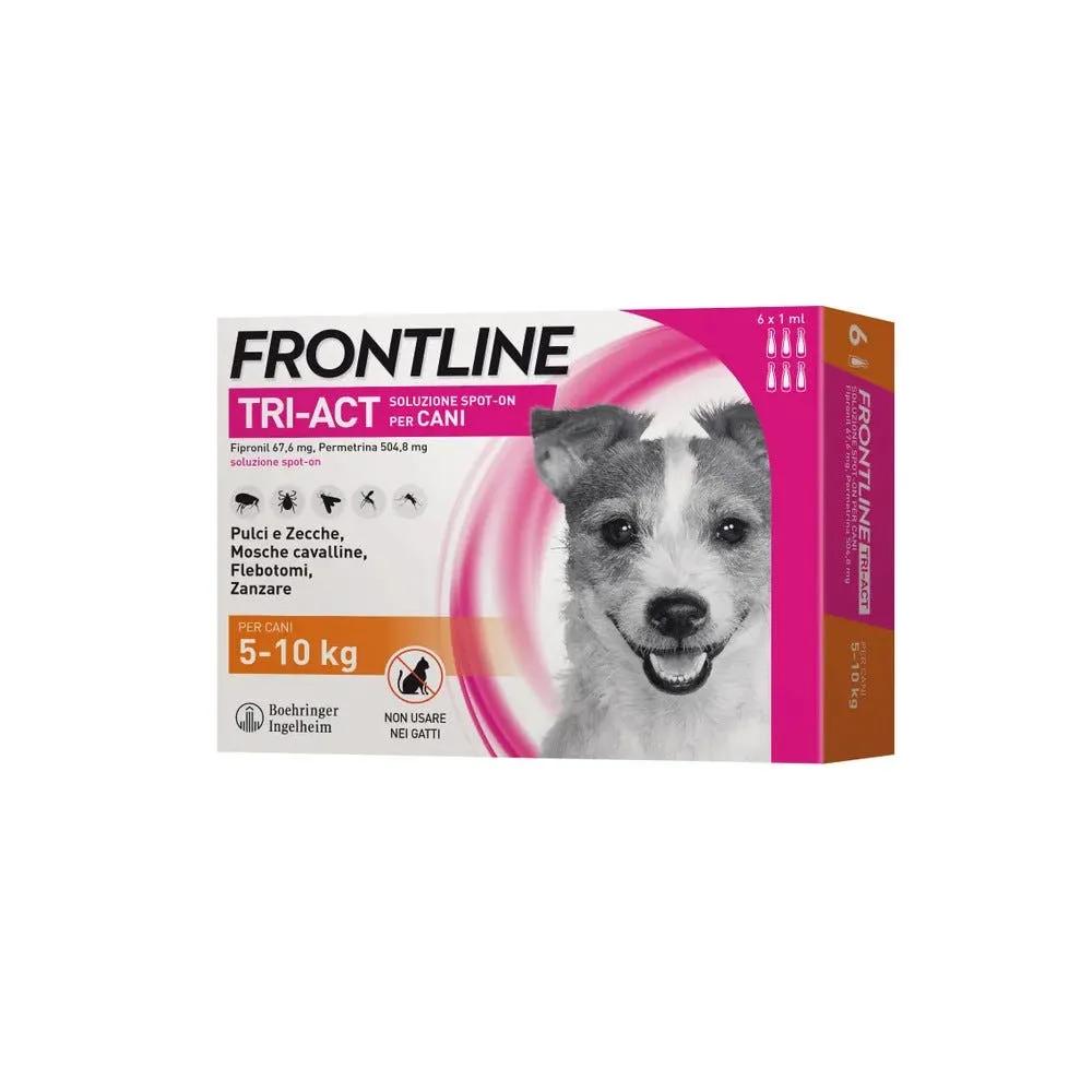 Frontline Tri-Act Soluzione Spot-On Cani 5-10 kg 6 Pipette Monodose