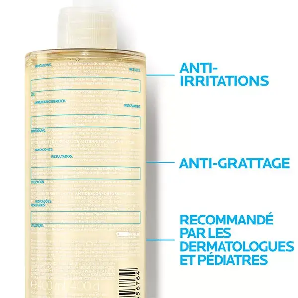 La Roche Posay Lot Lipikar Huile Lavante AP+ Relipidante Anti-Grattage 2x750ml 