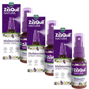 ZzzQuil Natura Melatonin Oral Spray for Sleep 3x30 ml