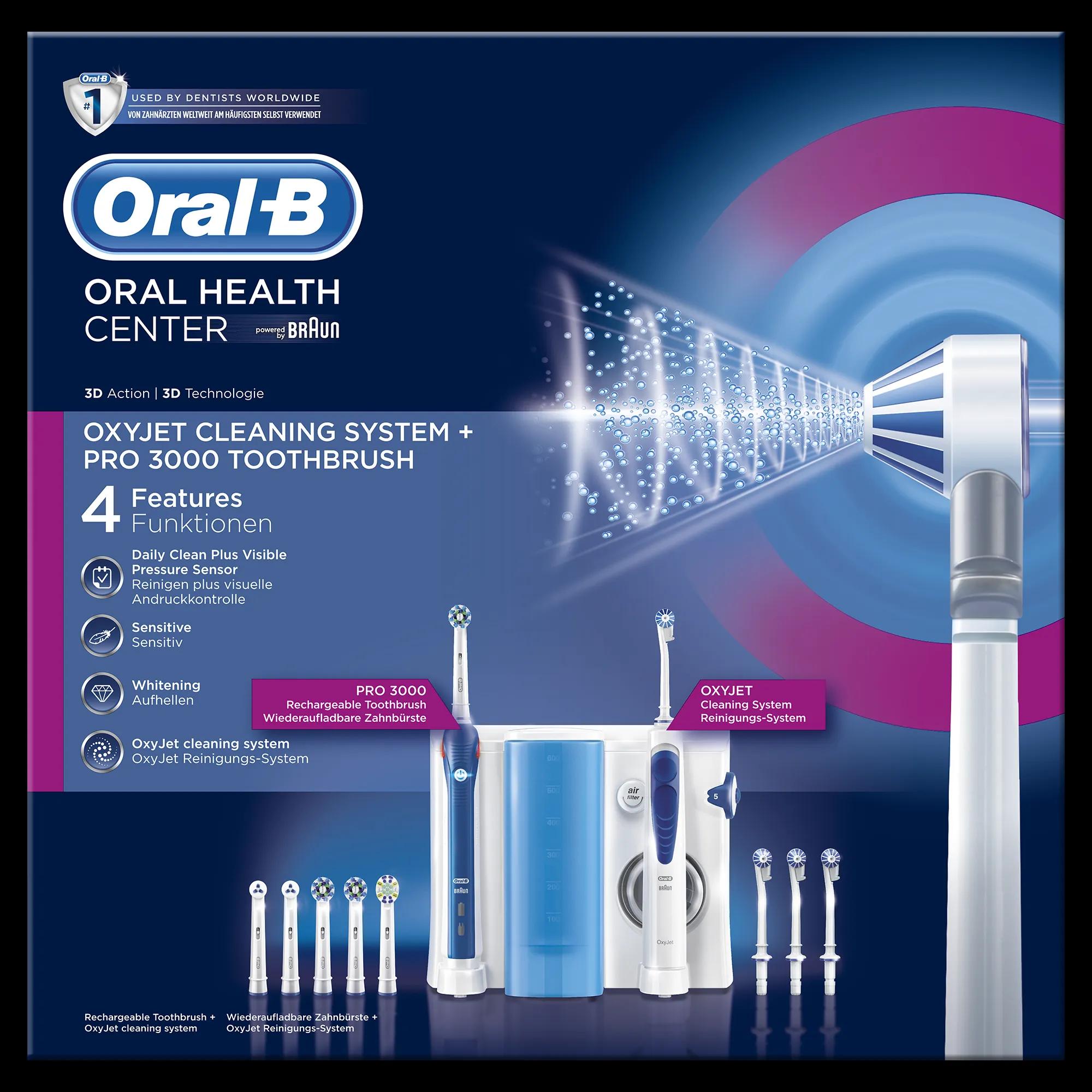 Oral-B Idropulsore Oxyjet + Spazzolino Elettrico PC 3000