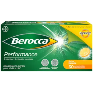 Berocca Performance Arôme Orange 30 Compresses Effervescentes Bayer