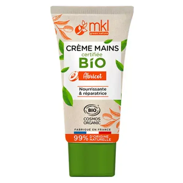 MKL Green Nature Crème Mains Abricot Bio 50ml