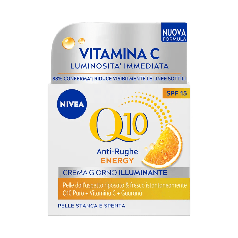 Nivea Q10 Plus C Anti-rughe Energizzante Crema Giorno SPF 15 Viso 50 ml