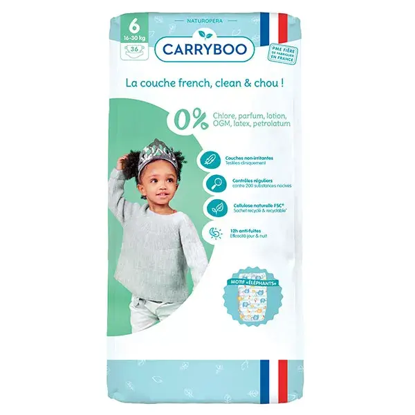 Carryboo Couches XL T6 (16-30kg) 36 couches