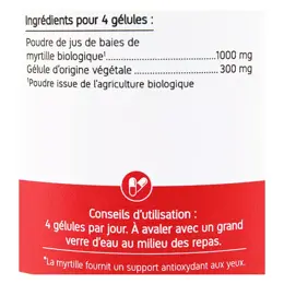 Nat & Form Écoresponsable Myrtille Bio 200 gélules