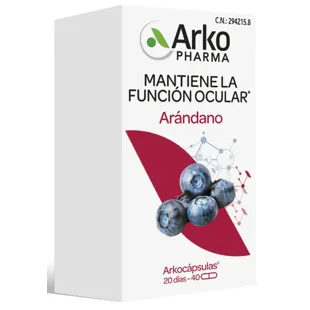 Arkopharma Arkocápsulas Arándano Bio 40 Cápsulas