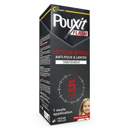 Pouxit Flash Lotion Spray Anti-Poux et Lentes 150ml