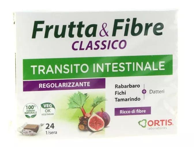 Ortis Transito Frutas e Fibras Clasico 24 Comprimidos Mastigáveis