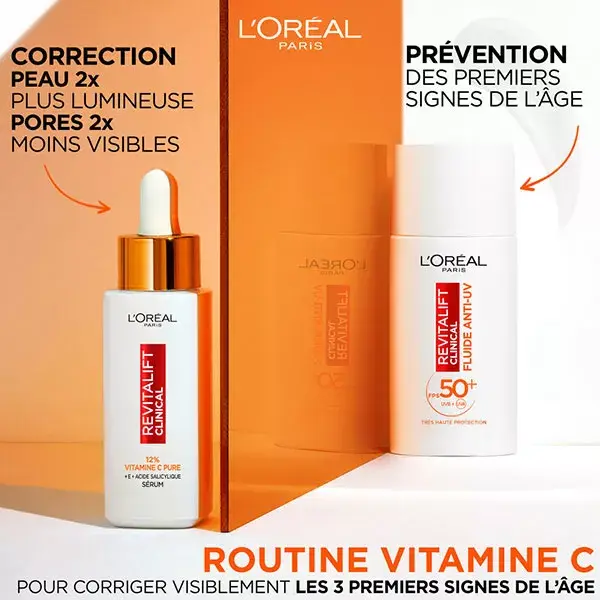 L'Oréal Paris Revitalift Clinical Anti-UV Fluid Vitamin C SPF50+ 50ml