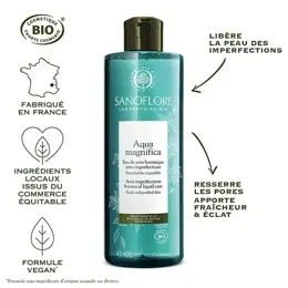 Sanoflore Aqua Magnifica Lotion Botanique Visage Anti-Imperfections Bio 400ml