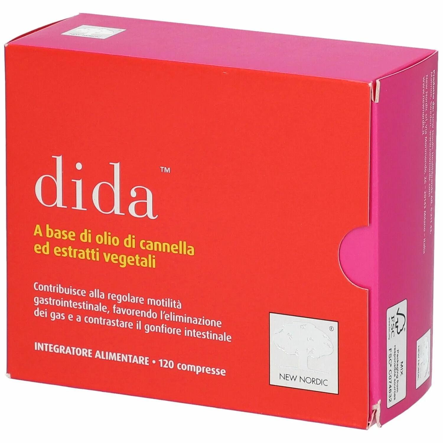 New Nordic Dida Integratore Per Gonfiore Intestinale 120 Compresse