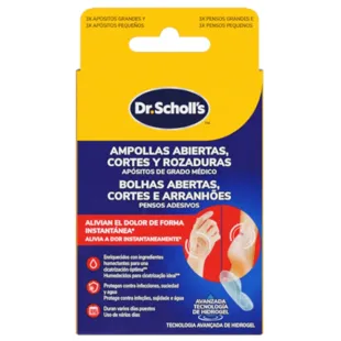 Scholl Apósitos Heridas Abiertas, Cortes y Rozaduras 6 uds