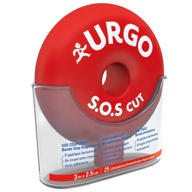 Urgo SOS Cut Benda Autoadesiva 3mx2,5cm 1 Pezzo