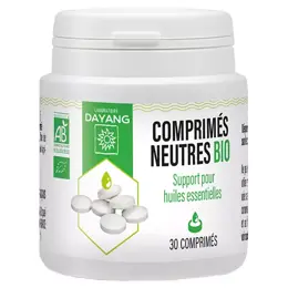 Dayang Aromathérapie Comprimés Neutres Bio 30 comprimés