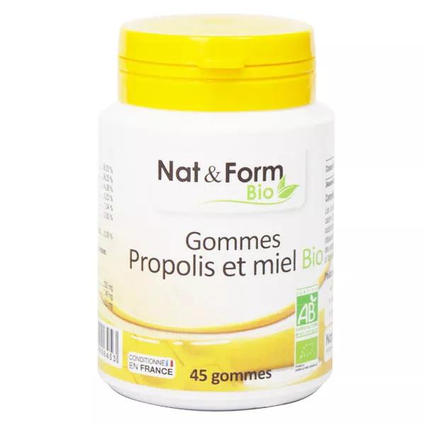 Nat & Form Cingomme alla Propoli Bio Integratore Alimentare 45 cingomme