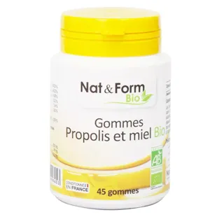 Nat & Form Cingomme alla Propoli Bio Integratore Alimentare 45 cingomme