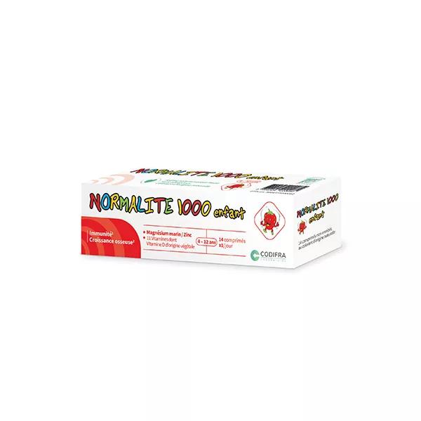 Tabletas de normalidad 1000 nios de 14 aos