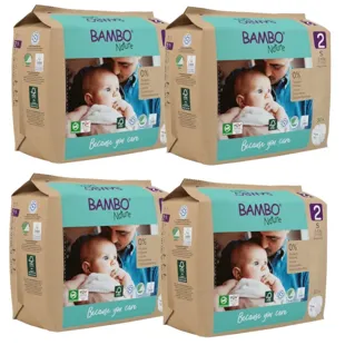 Bambo Nature Diapers T2 (3-6 Kg) 4x30 pcs